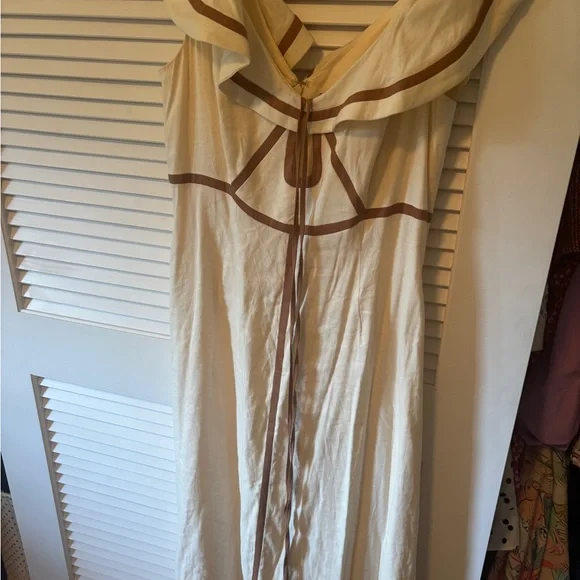 ANTONIO MELANI Cream Midi Dress - Picture 4 of 5